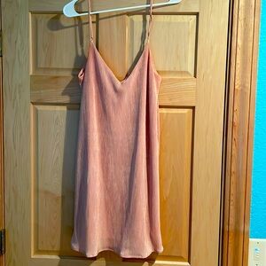 Shimmery pink cocktail dress